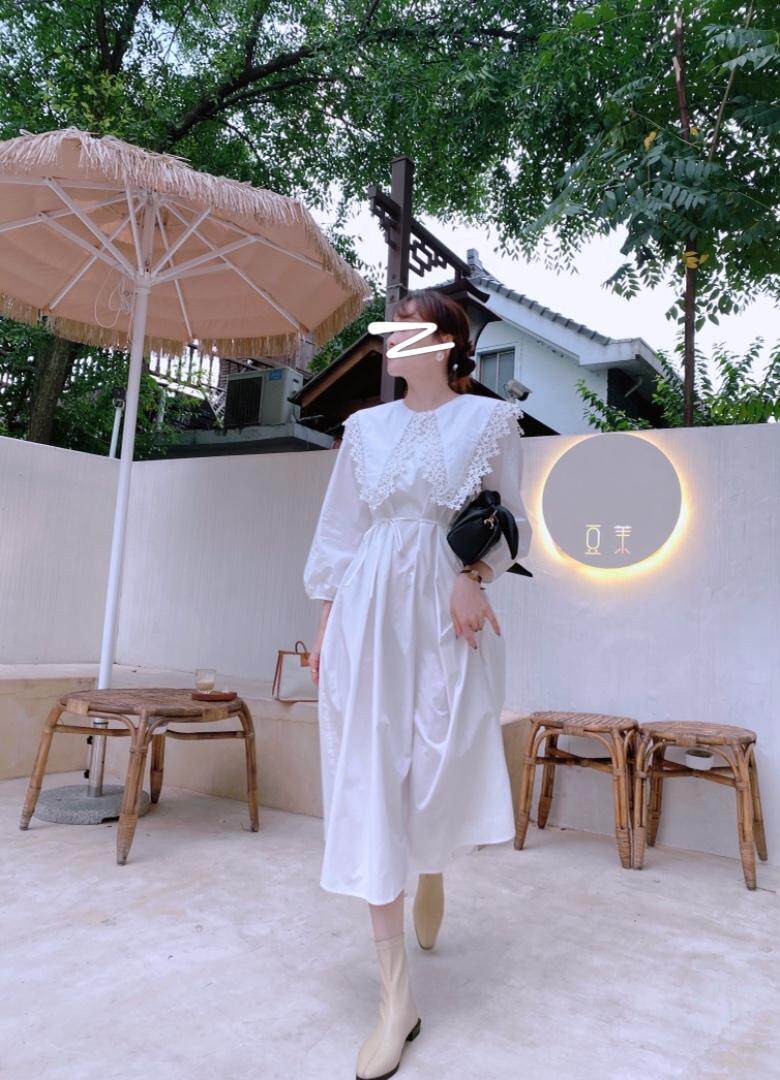 秋季韩系连衣裙，女装连衣裙，驿谷