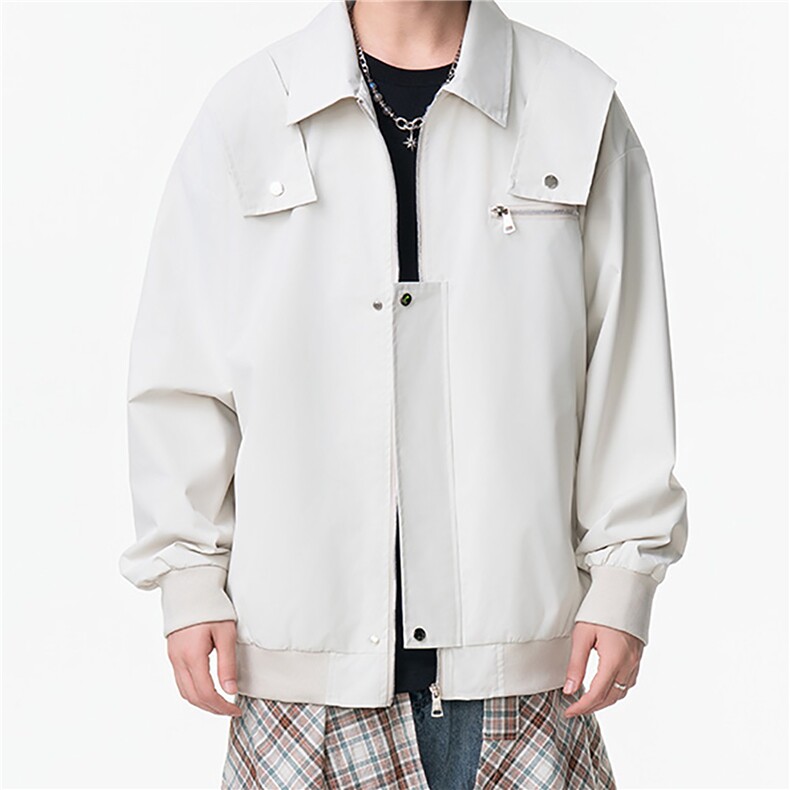 JK759-特P35现货！2026新款美式机能工装痞帅夹克棒球服情侣外套,男装夹克,星座1811B