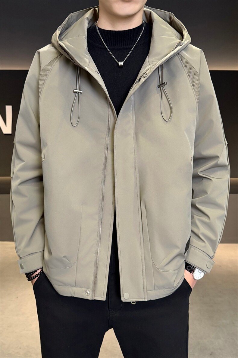 加棉加厚男士秋冬新款连帽青年简约休闲保暖夹克外套NM826-P110,男装夹克,星座310B-3