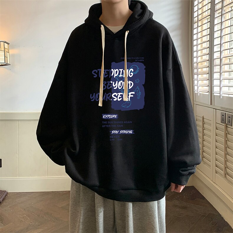 连帽卫衣男大码运动服帽衫外套WY2345-P35,男装卫衣,电商A040