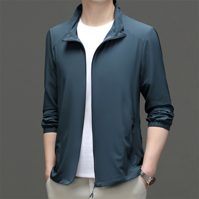 防晒衣男夏季薄款钓鱼专用男款防晒服夹克外套夏天男装户外皮肤衣，男装防晒衣，电商B212（原钱塘6029）