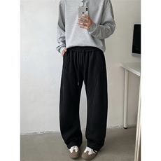 2025新款弯刀解构风卫裤男阔腿休闲裤重磅宽松潮流现货K8338-P38，男装休闲裤，星座512-2