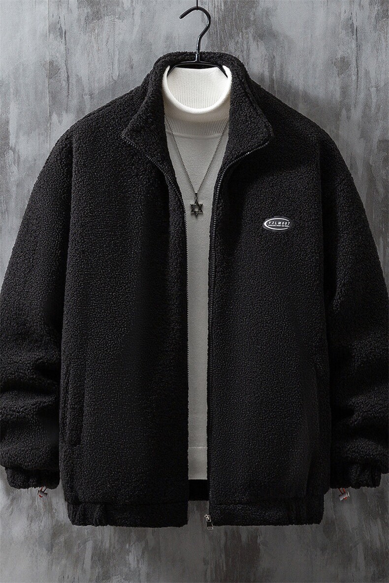 1灰墙挂拍冬季宽松百搭棉服男羊羔毛大码棉衣男外套8727P105控149,男装棉衣,星座226-2