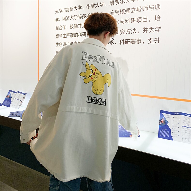 男士外套新款港风外套洗水棉夹克秋冬款百搭大码外穿衣服,男装夹克,星座1404-3