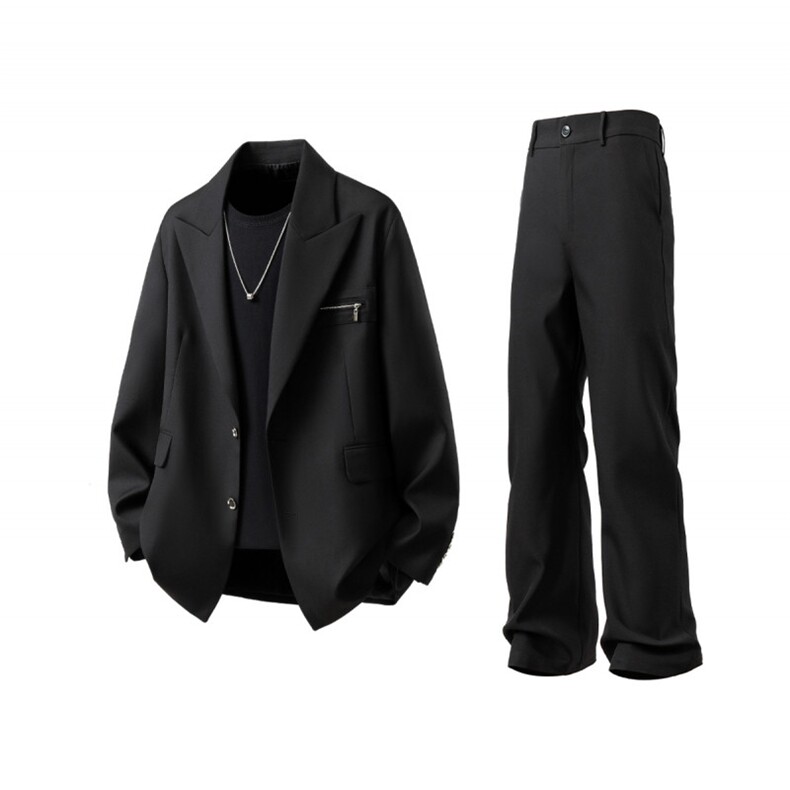 西服96%聚酯纤维4%氨纶M-5XL大码XF78146P85控139西裤XK78151P45,男装西服,星座227-7