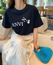 小熊猫印花短袖，其它，约澜