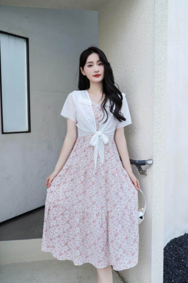 两件套连衣裙，女装连衣裙，琴菲儿