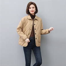 2025冬季时尚休闲夹棉加厚保暖舒适外套，女装棉衣/棉服，天丽