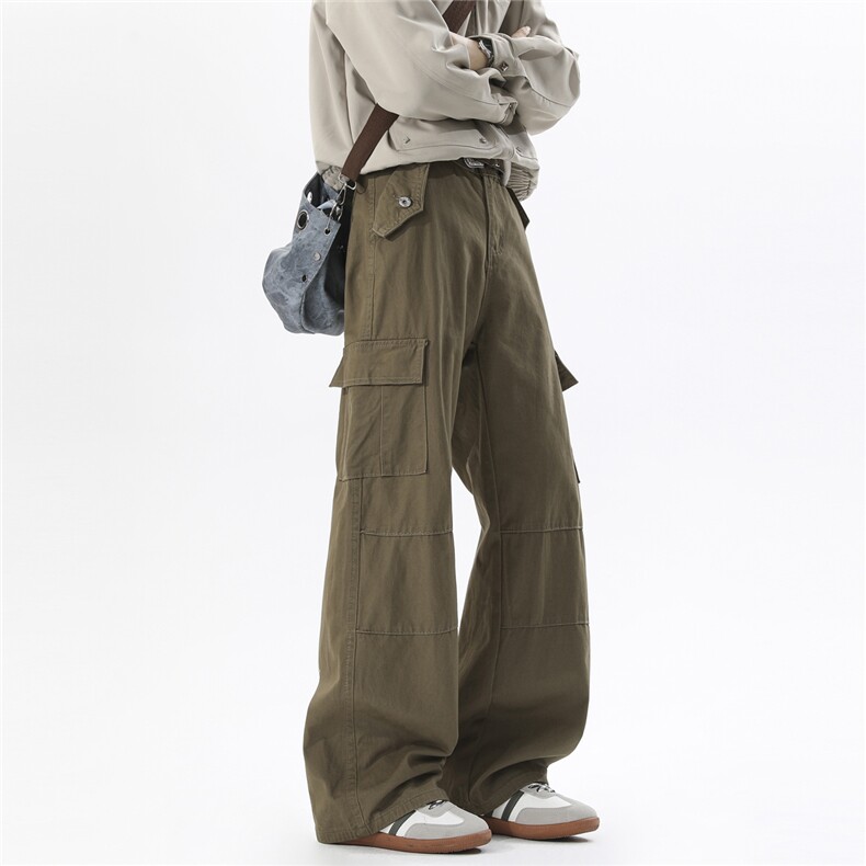 现货水洗宽松休闲工装裤A337-S235-特P63控118，男装工装外套，电商A337