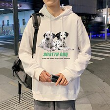 WY2263-P35纯棉连帽卫衣男大码运动帽衫宽松薄外套男，男装卫衣，电商A040