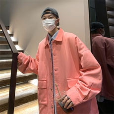 JK6089/P68秋装现货港风工装立体大口袋水洗夹克男女大码上衣，男装夹克，电商A141