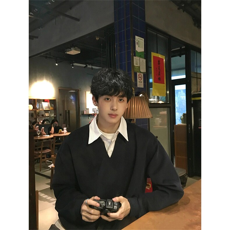 [网图]春季高品质新款卫衣夹两件复古叠穿衣男C64136-TP4079,男装卫衣,电商A102