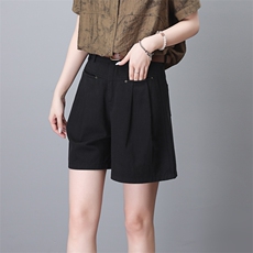 短裤女2026夏季新款高级感高腰工装裤小个子宽松直筒阔腿休闲裤子，女装短裤/热裤，板酷