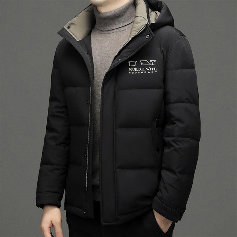 BN22213钱塘2020-2冬季厚款连帽时尚休闲中年男士新款羽绒服P275,男装羽绒服,钱塘207-2