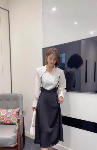 秋装两件套连衣裙，女装连衣裙，贻思茗