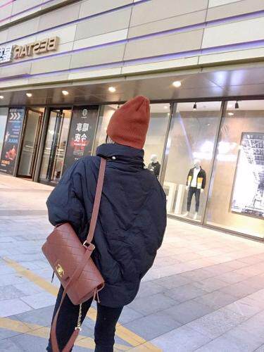 压线立领90羽绒SML，女装，尚映