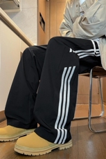 K212/特P35新款休闲裤男女宽松潮流大码直筒裤子春夏垂感速干长裤，男装休闲裤，电商基地A050
