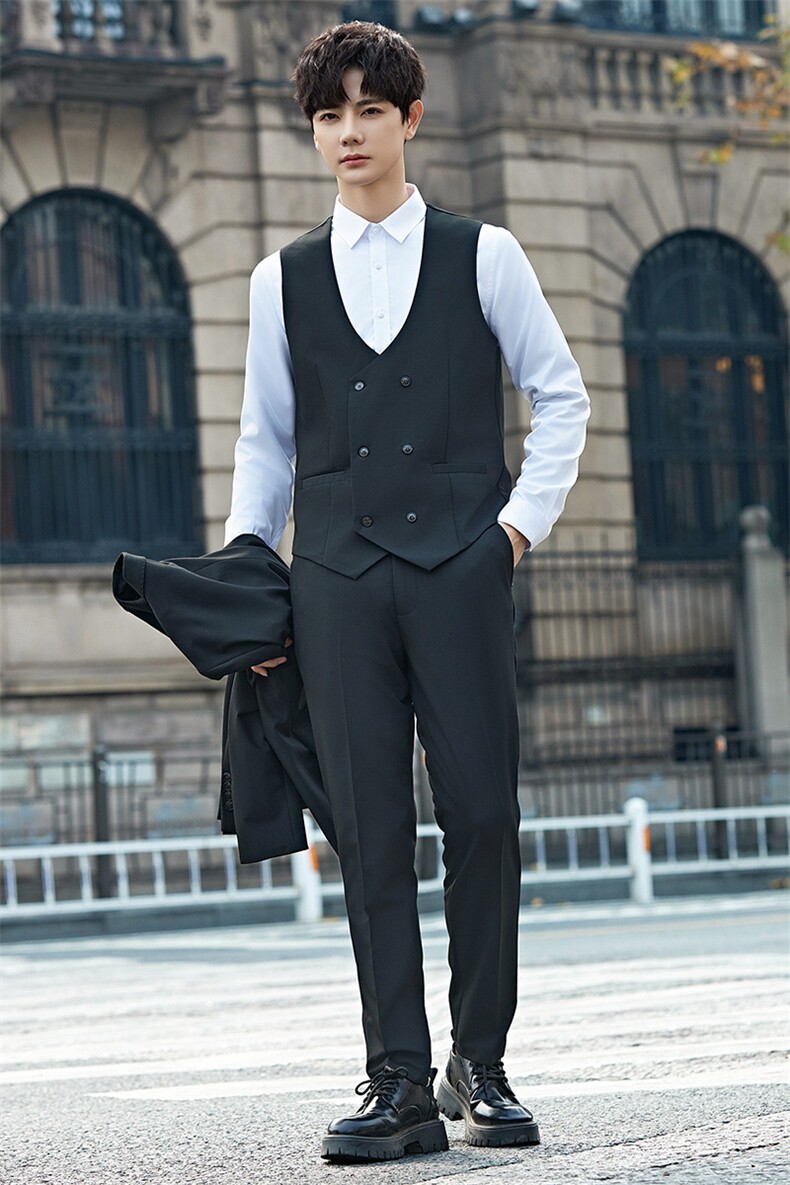2025春秋男商务正装礼服西服时尚休闲西装外套A355-XF9002-P155,男装西服,电商A355（原A415）