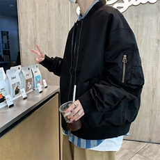 棒球服夹克男韩版潮流高街帅气2024春季新款ins宽松外套W5350-P55，男装夹克，星座412-2