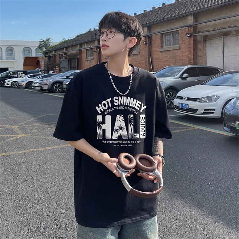 美式短袖t恤,男装T恤,电商A486