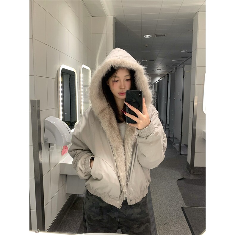 原版帆布面料不掉毛座山雕毛领棉服男外套网络图MY1027-P90,男装棉衣,星座301C-5