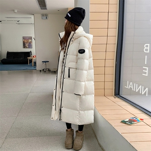 137 防风袖眼镜长款羽绒服2C232-137-P285-K398图片