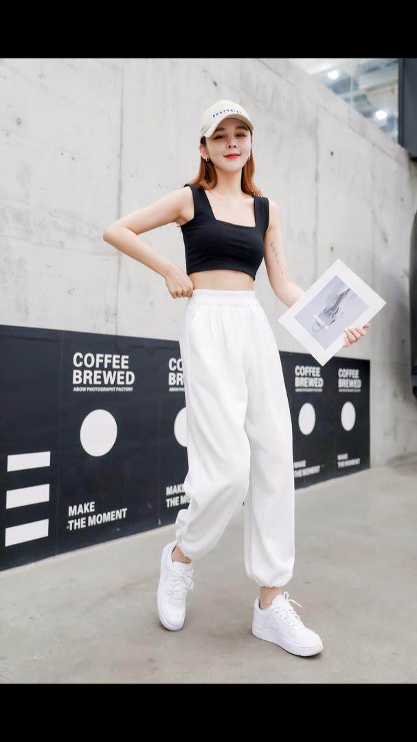 秋季新款抽绳卫裤，女装休闲裤，DCXY 超越