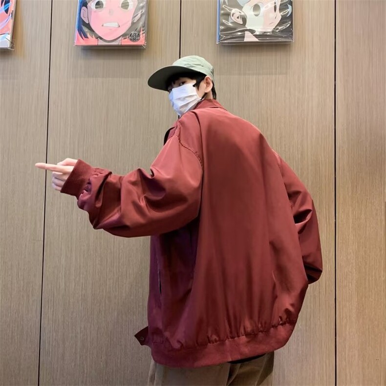 美式高街工装夹克男秋季vintage欧美设计感复古情侣外套CJ109-p62,男装夹克,星座1008