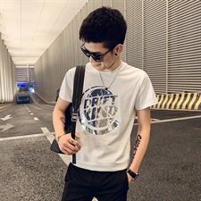 TX-T15男士短袖T恤2021新款春夏装网红社会小伙，男装T恤，星座102A（原电商D309-1）