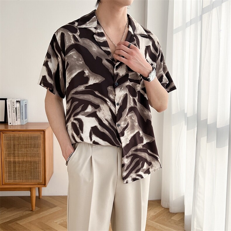 B353 CS367 P55 M-3XL 聚酯纤维100 夏季新款2025冰丝衬衫直播款1图片