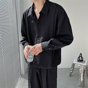 2026夏 轻熟风高级编织纹理小众气质慵懒衬衫防晒服CY12/P70控108图片