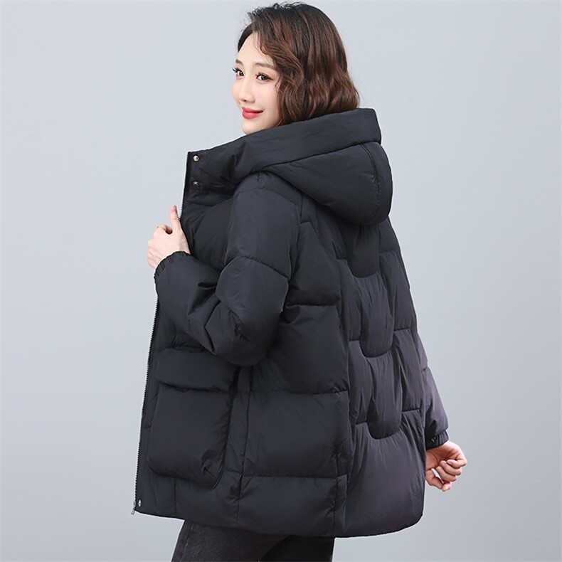 2026冬季时尚简约优雅休闲潮流厚实保暖羽绒服,女装羽绒服,天丽