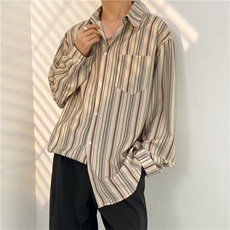 长袖衬衫男港风日系韩版潮流帅气衬衣C2308P32，男装衬衫，星座1116-2