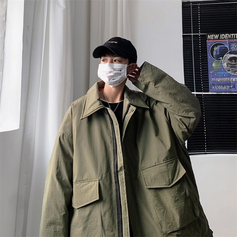 90白鸭绒帅气男士宽松工装冬季潮流羽绒服外套8908/,男装羽绒服,星座1506-1