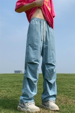 8XL-M特大码夏薄款速干防晒透气裤子休闲直通裤冲锋裤男K924P55，男装休闲裤，电商D206-1