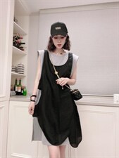 二件套连衣裙ＭL，女装连衣裙，可纳奇