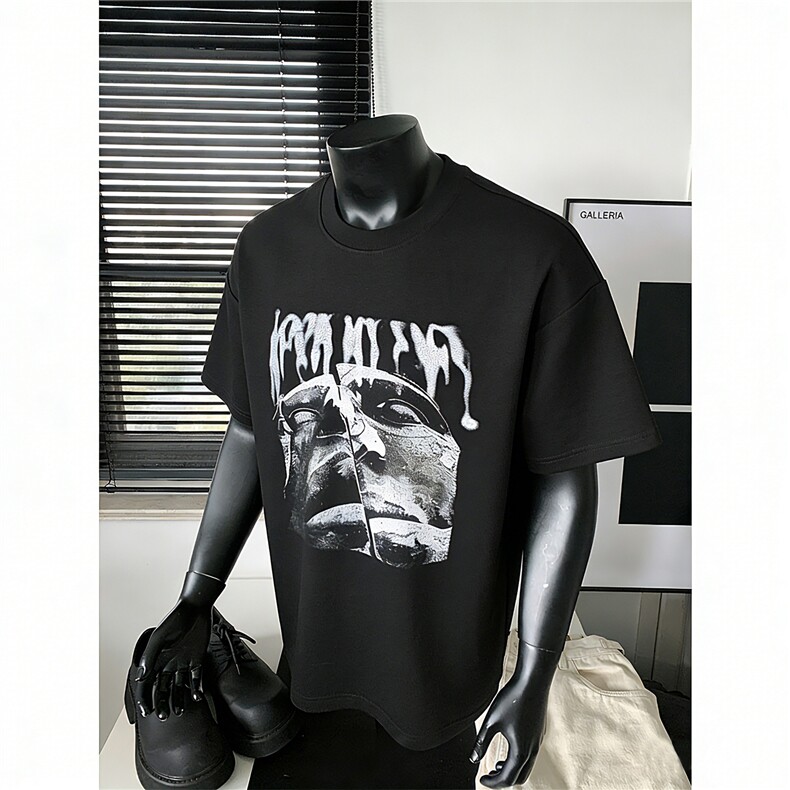 纯棉T恤设计感短袖原创小众运动T恤美式日系T1016-1T334P32K59，女装T恤，星座1016-1（原电商B408-1）