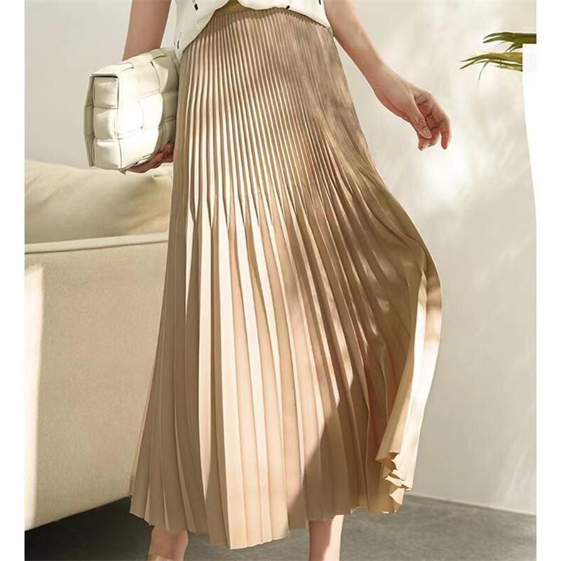 仿醋酸打绉工艺裙，其它，贝纳拉