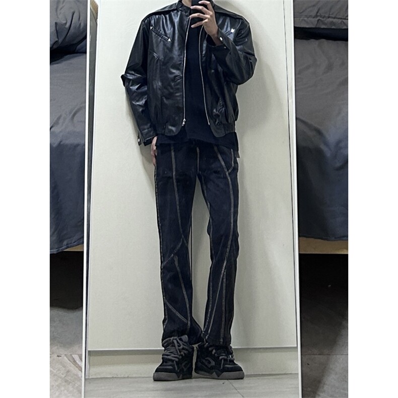 ！拿图不拿货！cleanfit牛仔裤小众设计感裤子KZA11-P53,男装牛仔裤,星座1007（原301D）