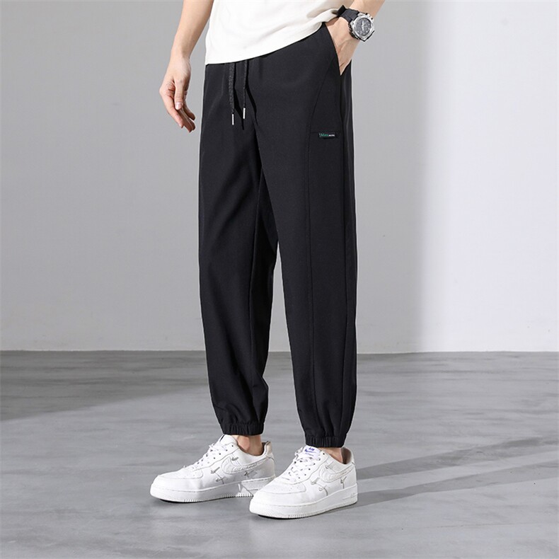 夏季冰丝休闲裤男宽松潮流百搭休闲运动裤963-P25控48,女装休闲裤,星座717