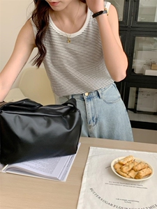 夏季新品 条纹背心图片