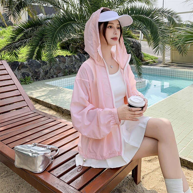 2025新款防晒服短款RF2C290-6830#-P85-138,女装防晒衣,蝶眷