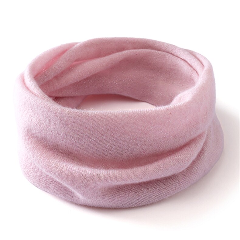 2025时尚百搭通勤简约休闲金丝脖套，围巾，臻歆羊绒