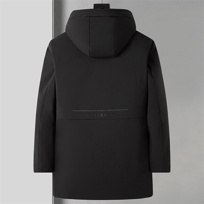 CH2288钱塘2020-2中年男士冬季厚款商务休闲简约有帽羽绒服P290,男装羽绒服,钱塘207-2