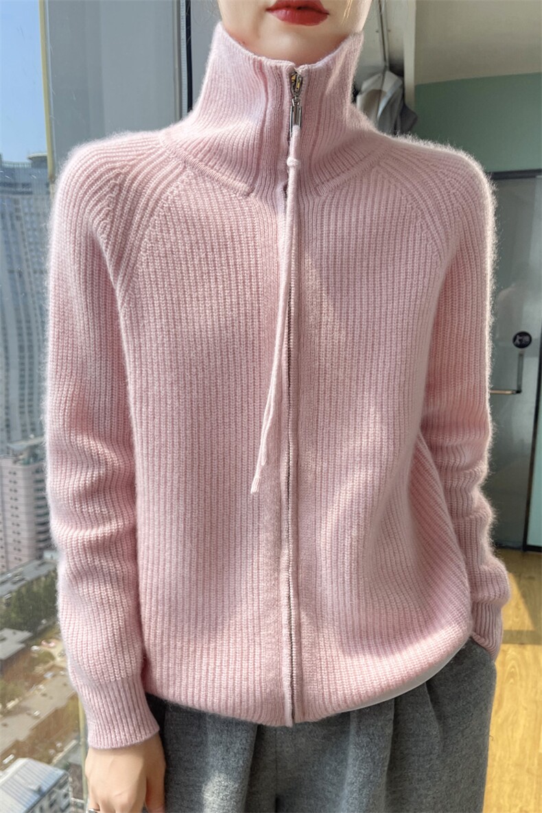秋冬季新款毛衣女宽松显瘦时尚百搭针织开衫,针织衫/毛衣,贵皇网供仓