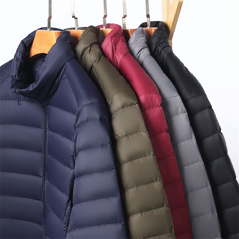 达标50绒轻薄羽绒服外套男立领冬季中青年男士休闲百搭YR911-P70，男装羽绒服，星座301D(原星座1004-8）