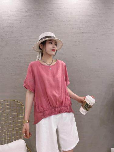 丝麻小衫，女装，依伊贝诺