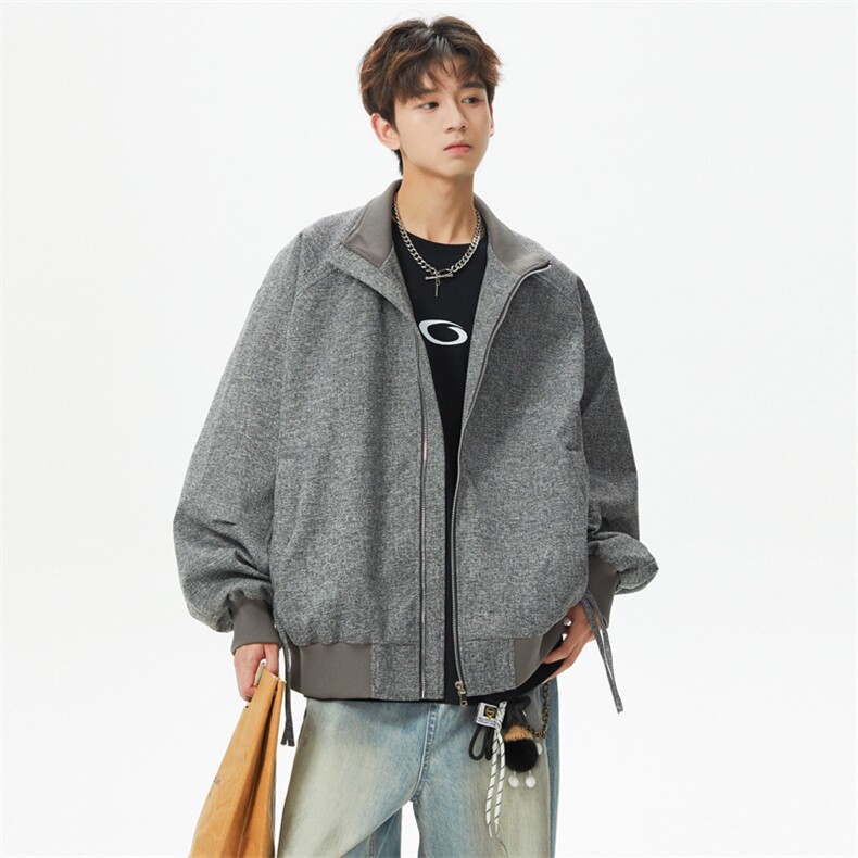 棒球服特批P85美式潮牌复古工装开衫外套男宽松休闲夹克男SY2506,男装夹克,星座610B-1