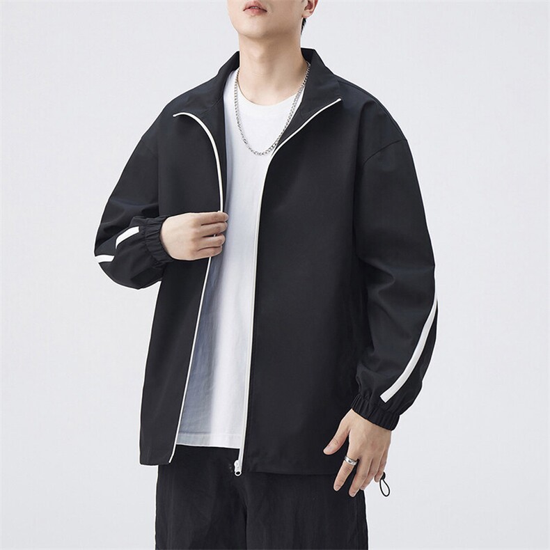 秋季外景宽松夹克男立领上衣外套DSA157B-JK7861-P58,男装夹克,电商A157B