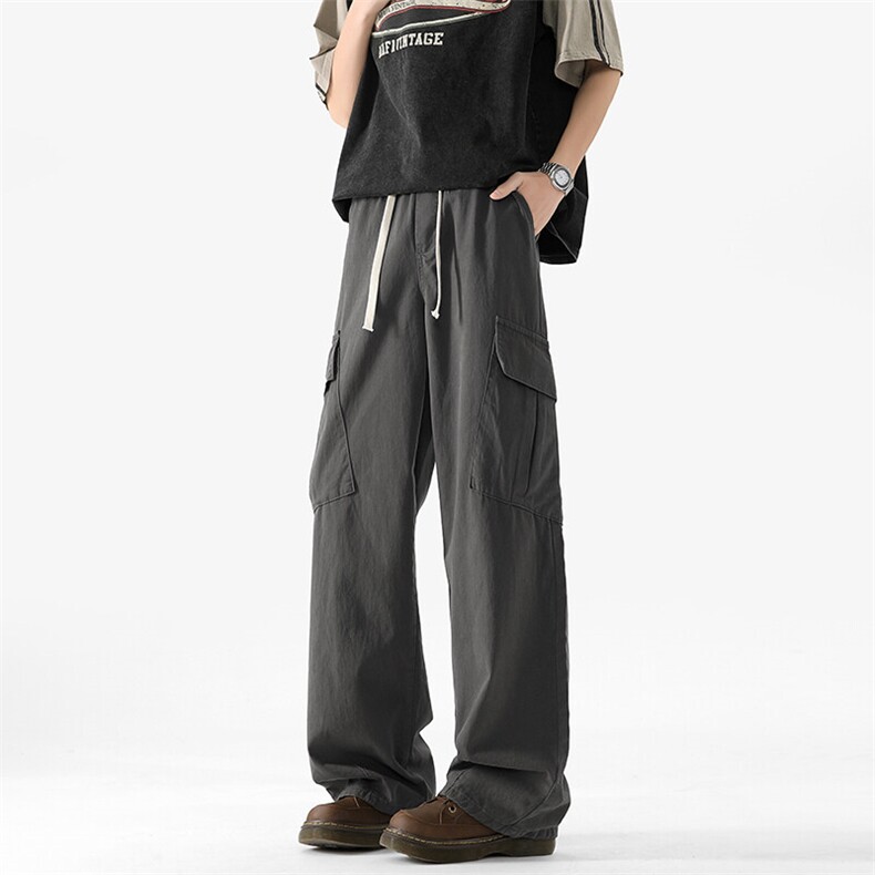 2026夏季新款水洗棉hiphop拼接工装裤男休闲裤子-A2020TP50控88,男装休闲裤,电商B241